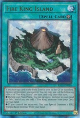 Fire King Island - RA03-EN059 - Prismatic Ultimate Rare - 1st Edition